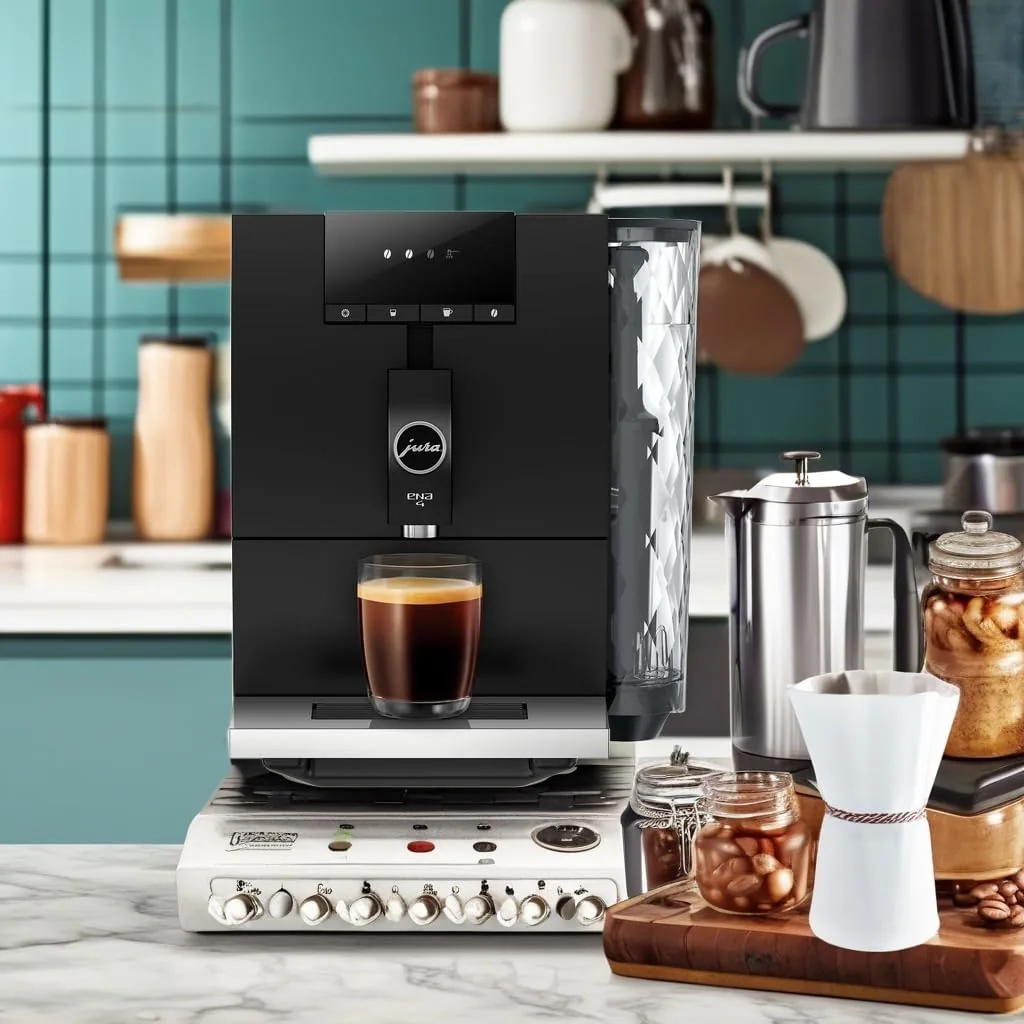 Jura ENA 4 on a kitchen counter